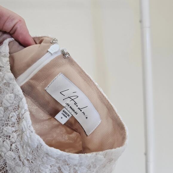 NWOT L'academie Lace Mini Dress - Picture 6 of 9